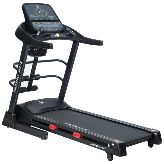 Marshal Fitness Semi-Commercial Heavy Duty Home Use 4 Way Treadmill with Auto Incline