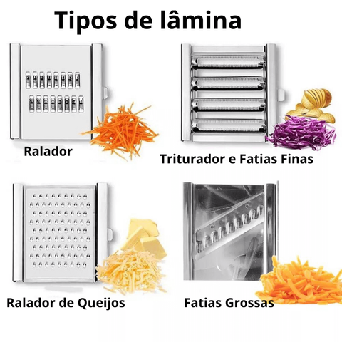 lâminas ralador de legumes