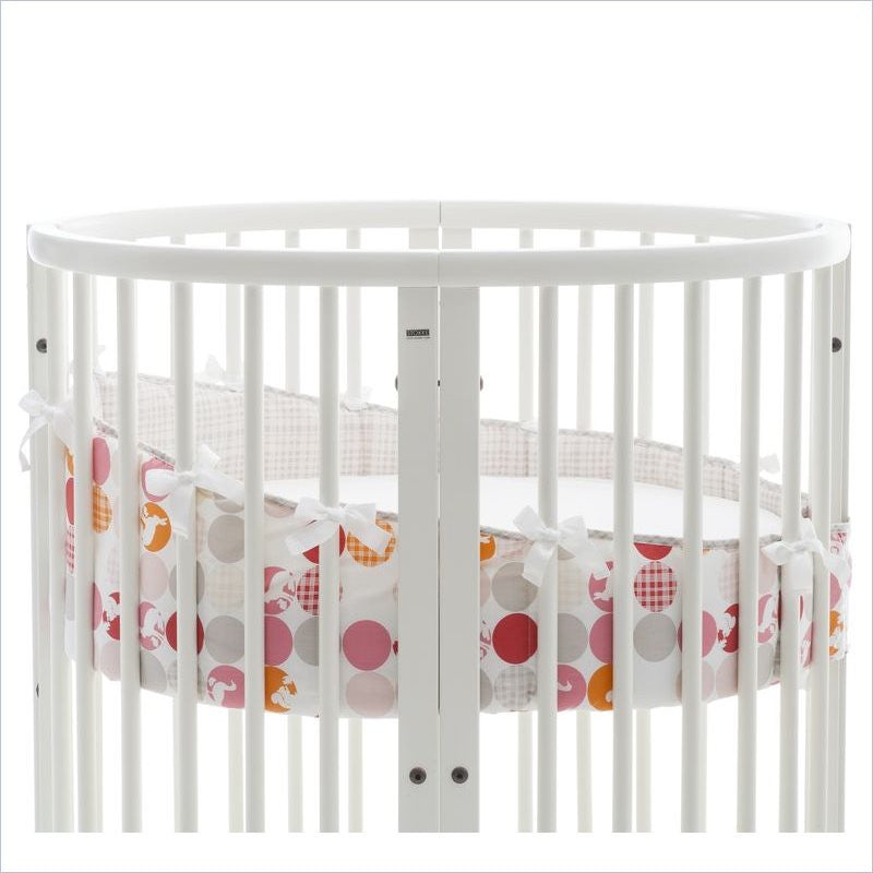 Stokke Sleepi Mini Bumper In Silhouette Pink Lusso Kids Inc