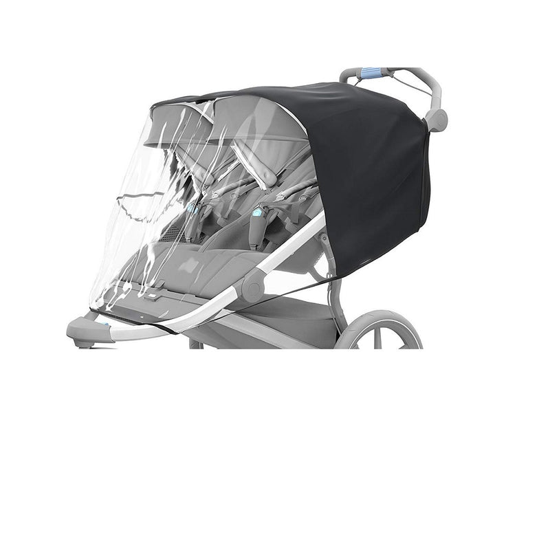 thule double stroller rain cover