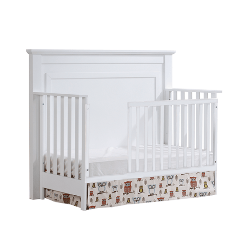 Natart Taylor Convertible Crib To Double Dresser Set Floor