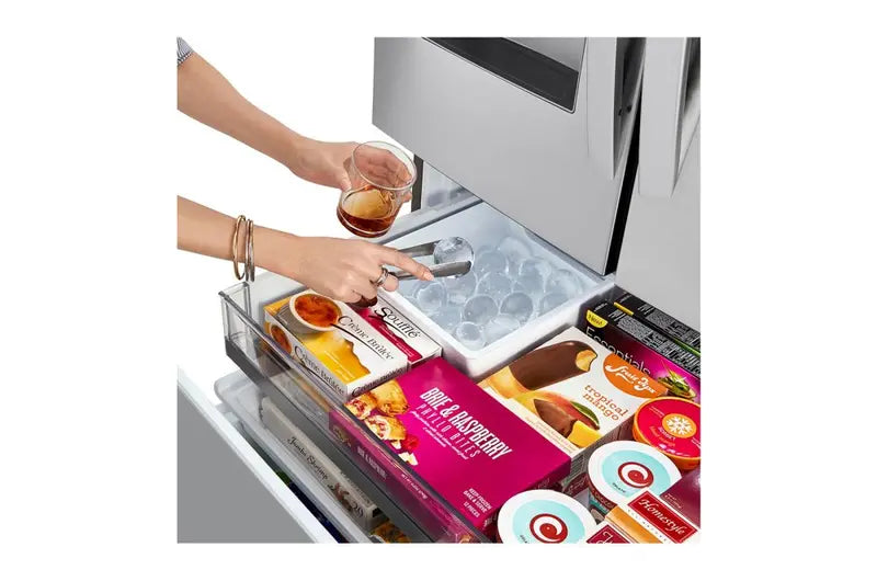 lg thinq refrigerator ice maker