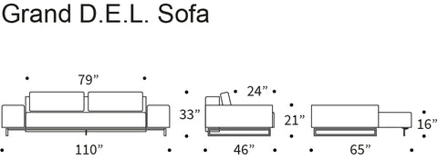 Grand D.E.L Sofa Bed 534