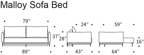 Malloy Sofa Bed 579