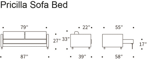 Pricilla Sofa Bed 590