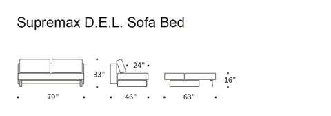 Supremax D.E.L. Sofa Bed 527