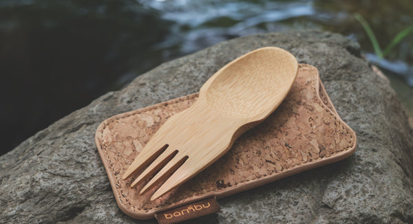 Bambu Spork and Cork travel pouch from Everyday Green