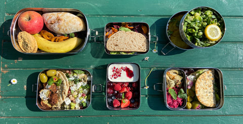 Stainless steel lunchboxes at Everyday Green