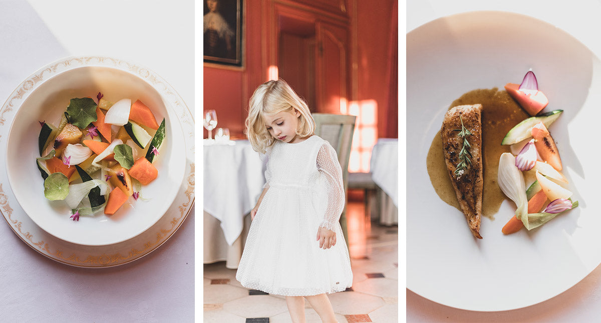 Profitons de la terrasse et des bons petits plats spécialement cuisinés pour les enfants par le chef Olivier Barbarin