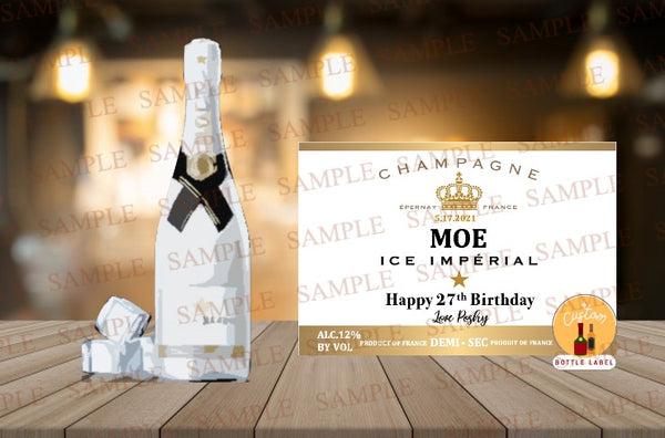 custom champagne label personalized champagne label digital champagn custom bottle label