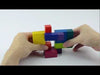 ART Cube Rompecabezas de Madera Multicolor