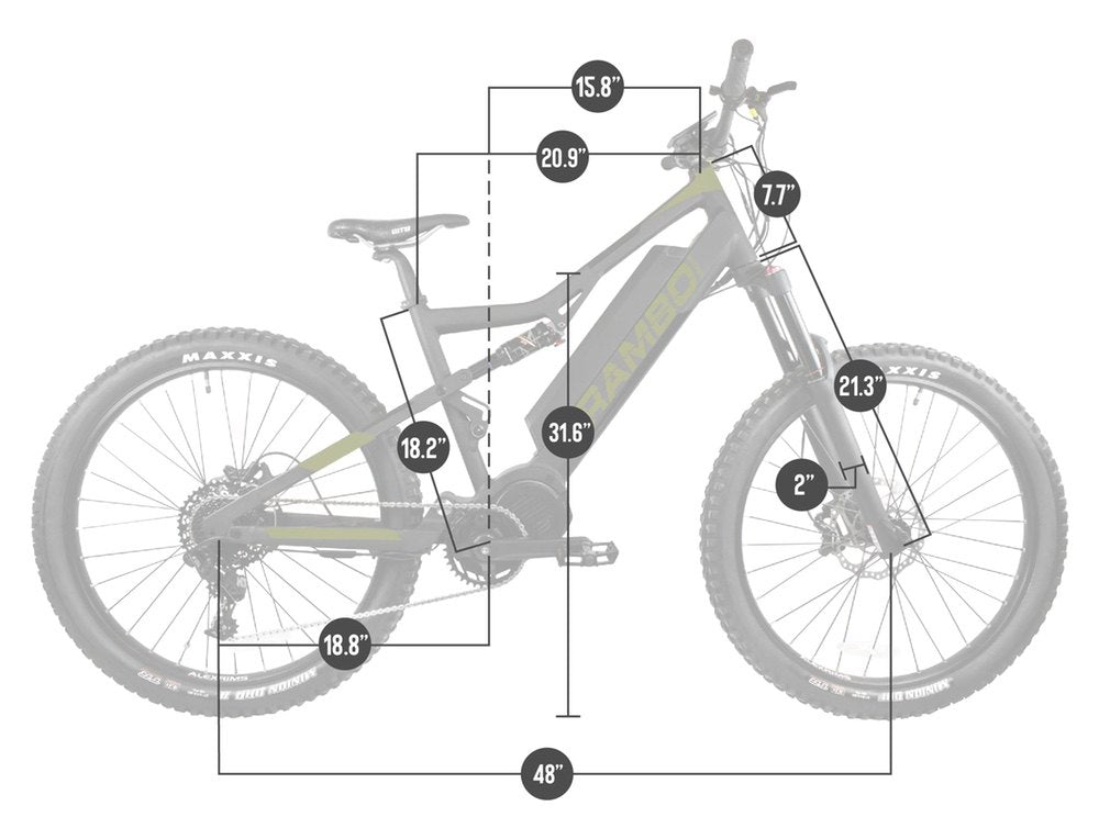 RAMBO Rampage| Full Suspension 1000W Fat Tire Electric Bike-ebikehaul