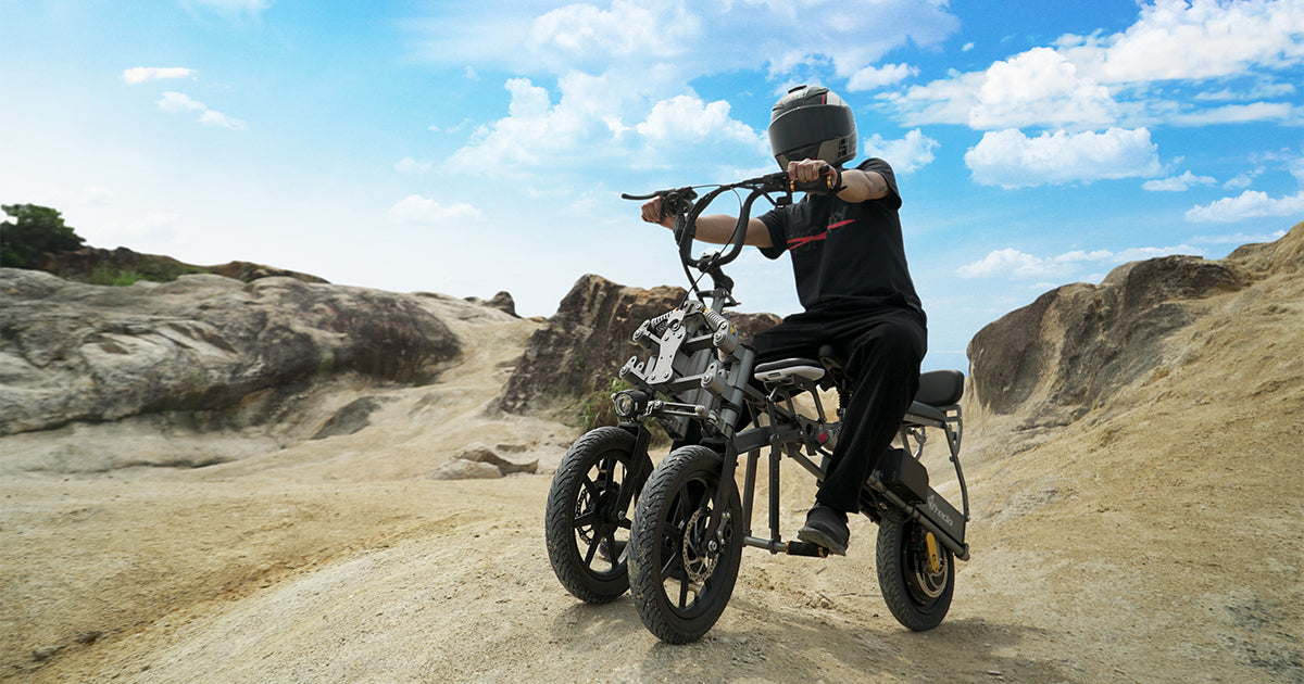 Afreda S6: A Fold-in 3 Wheeler all terrain Electric Bike