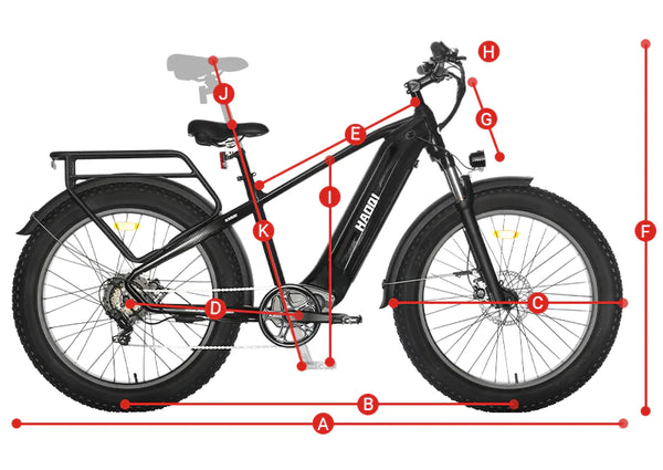 HAOQI |Upgraded Eagle Long Range Electric Bike-ebikehaul