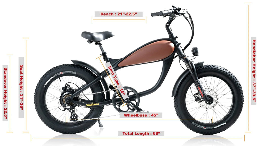 REVIBIKE| Cheetah Mini 500W/ 720Wh Fat Tire Electric Bike-ebikehaul