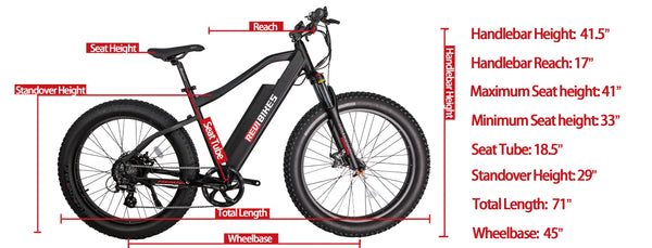 REVIBIKE|Predator City 750W Fat Tire Electric Bike-ebikehaul