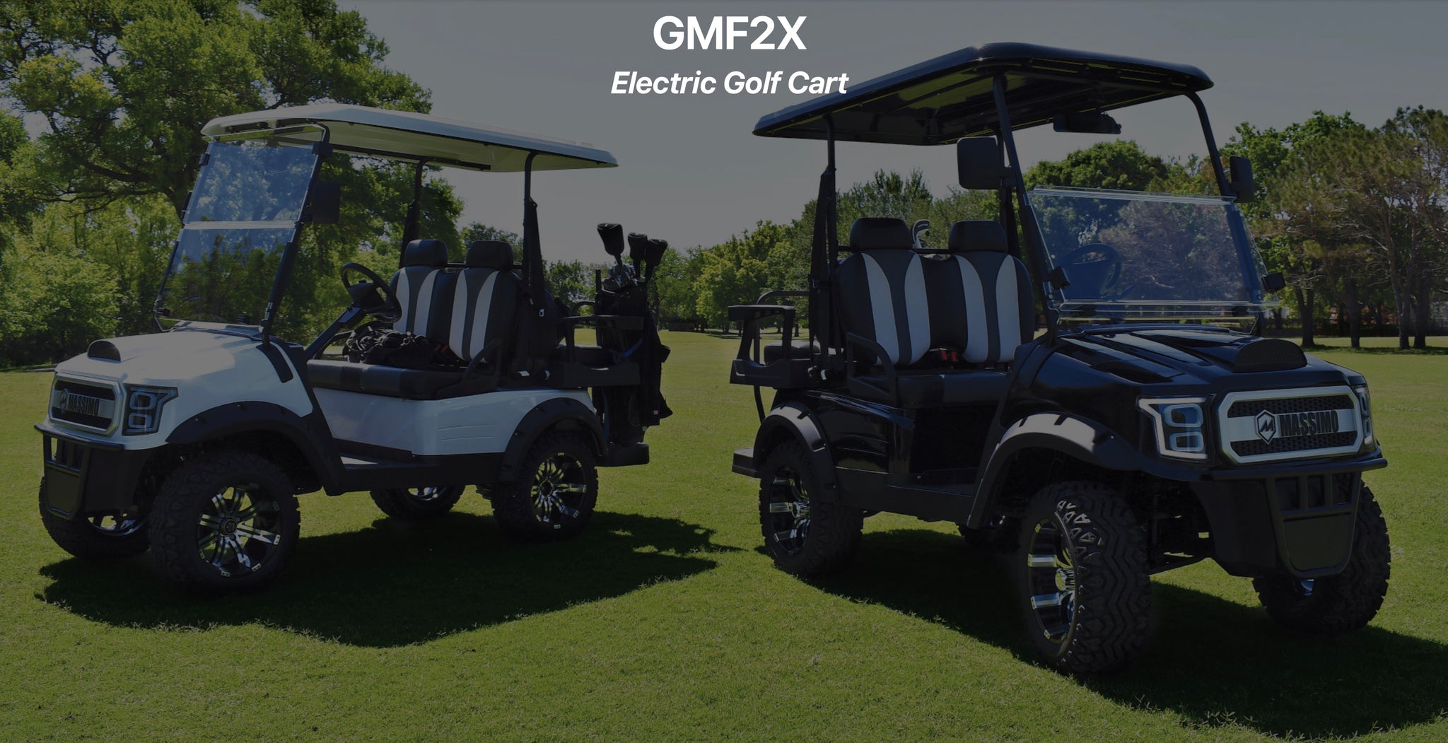 Massimo GMF2X Powerful Electric Golf Cart