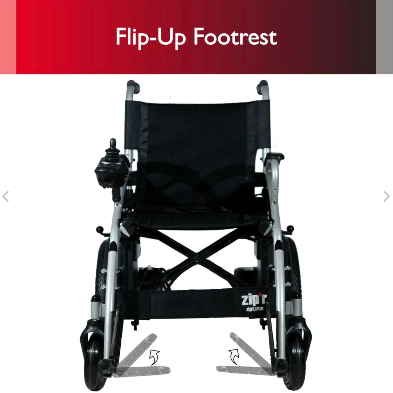 Zip'r Transport Lite Folding Electric Wheelchair