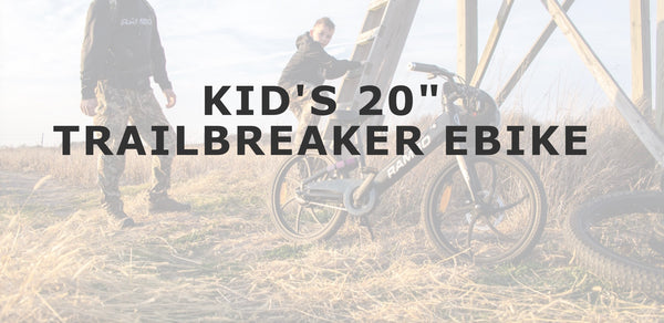 RAMBO| The TRAIL BREAKER 250W 20” Kid’s Electric Bike-ebikehaul