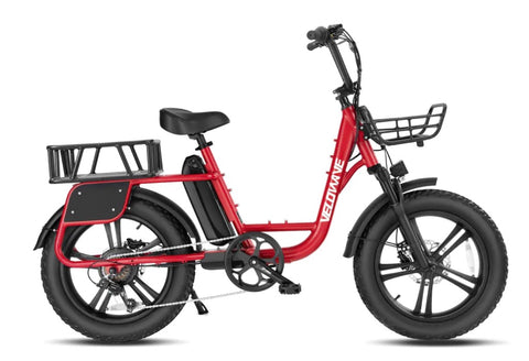 VELOWAVE|PRADO S2.0 750W Commuter Fat Tire Electric Bike-ebikehaul