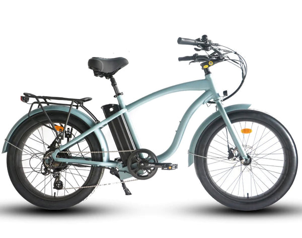 Coastal Cruiser| Step Over 24x3 - 52v Beach Cruiser Electric Bike-ebikehaul