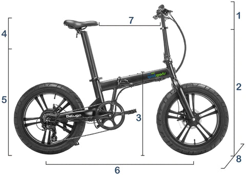 Qualisports| BELUGA 500W 48V 10.5Ah Folding Electric Bike-ebikehaul