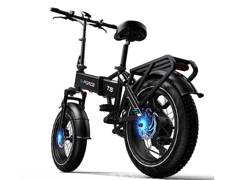 G-FORCE T5 750W Folding Fat Tire Electric Bike-ebikehaul