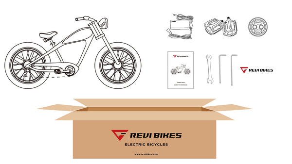 REVIBIKE Cheetah Plus 2022 Cafe Racer 48V 17.5Ah Fat Tire Electric Bike-ebikehaul