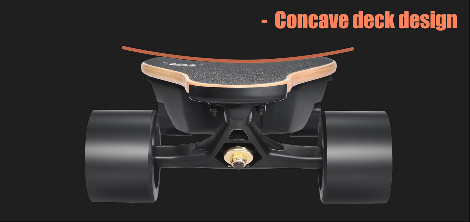 Tynee Ultra Electric skateboard concave deck