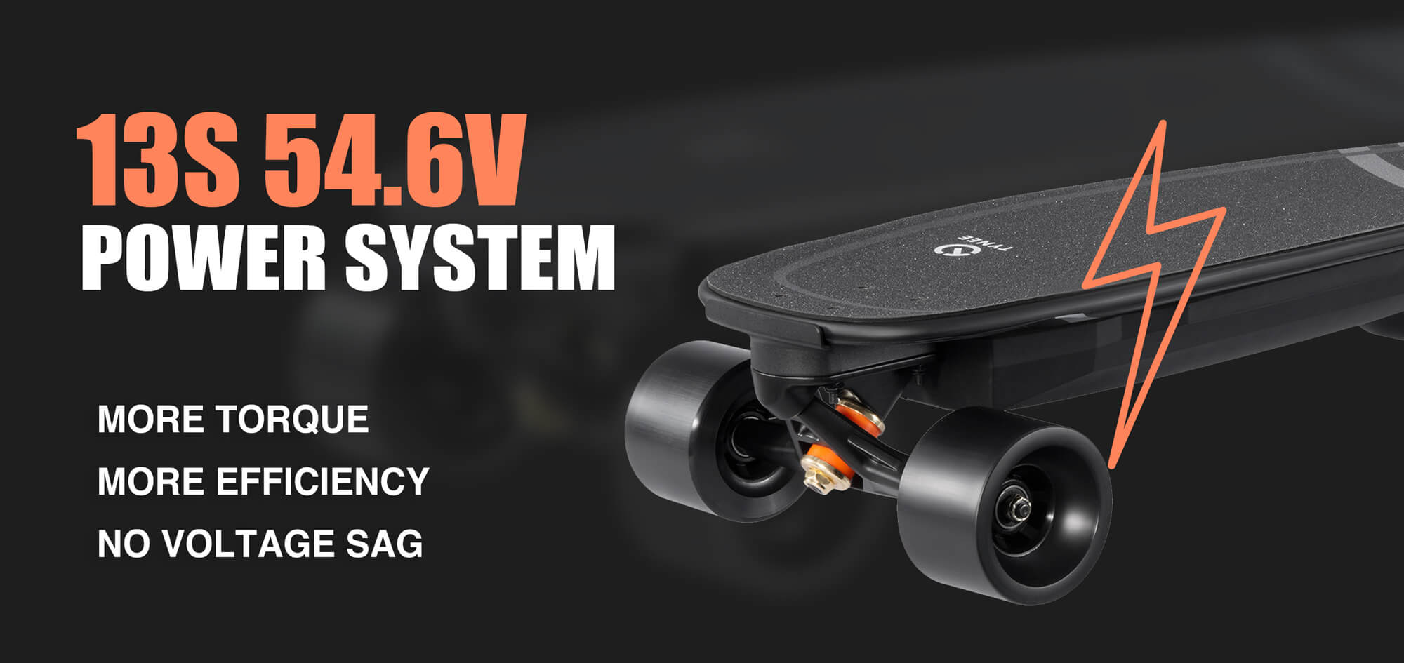 Tynee mini 3 electric skateboard 13S power system