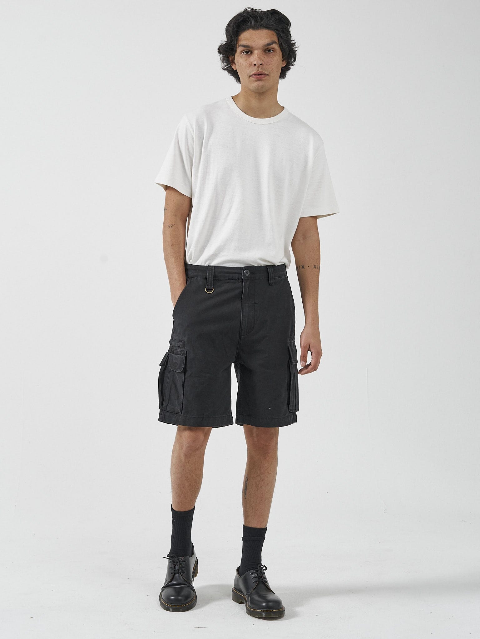 Union Cargo Short - Heritage White