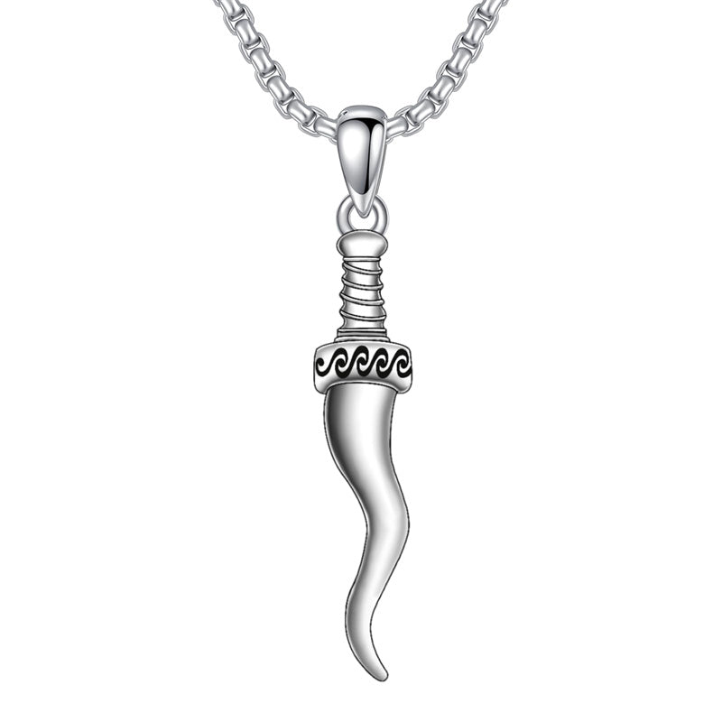 18k Gold Filled Italian Horn Necklace,italian Cornicello Gift for Men, italian Amulet Necklace for Husband,italian Jewelry,italian Amulet - Etsy