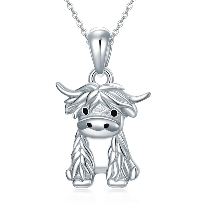 highland cow pendant