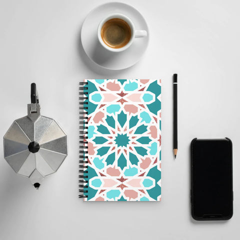 geometric art notebook stationary