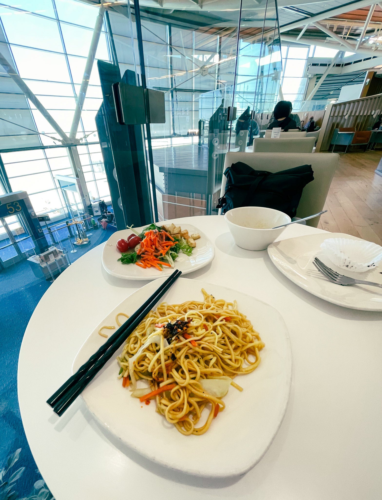 SkyTeam Lounge YVR Food