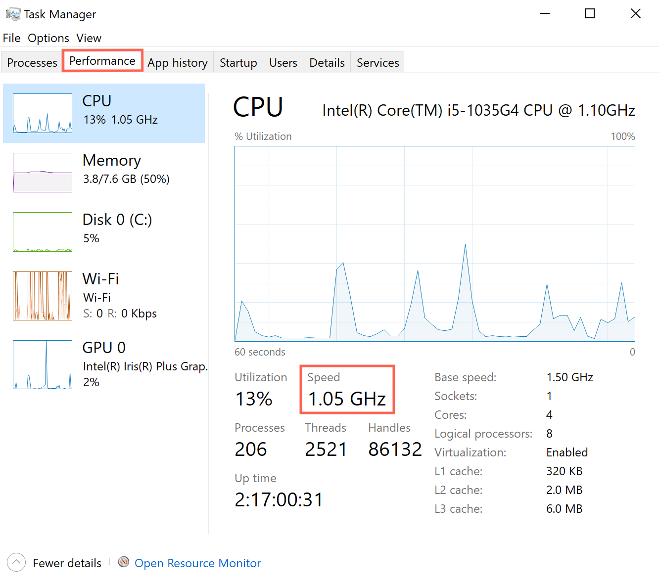Surface Pro Task Manager