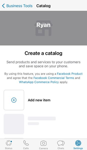 WhatsApp Business Catalog