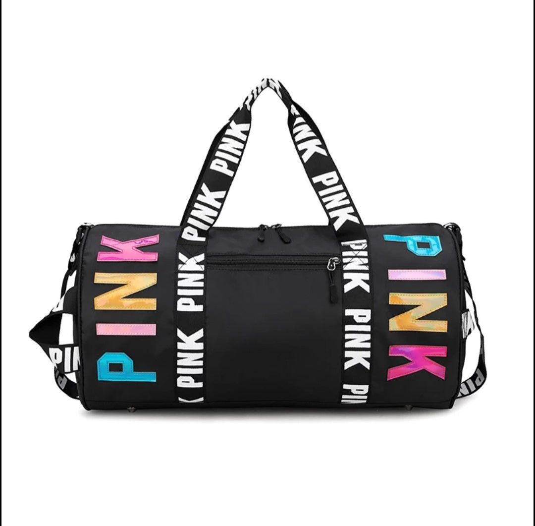 Pink Bag- Black – The Baddie Universe