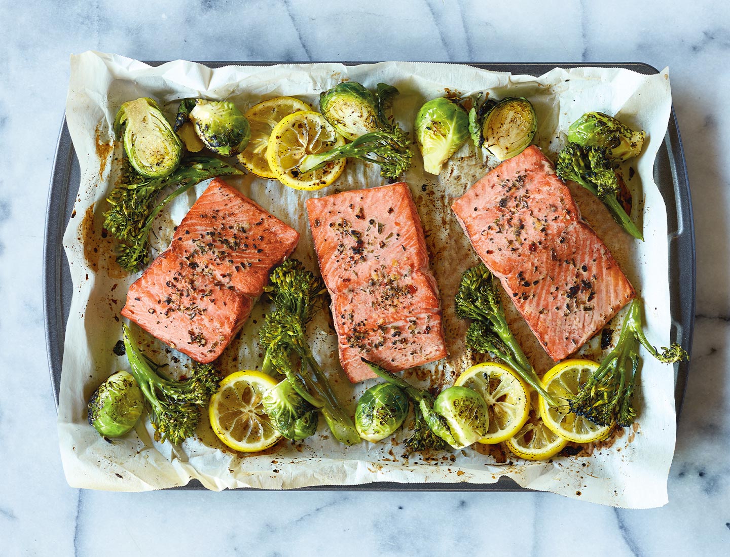 Sheet Pan Salmon and Veggies