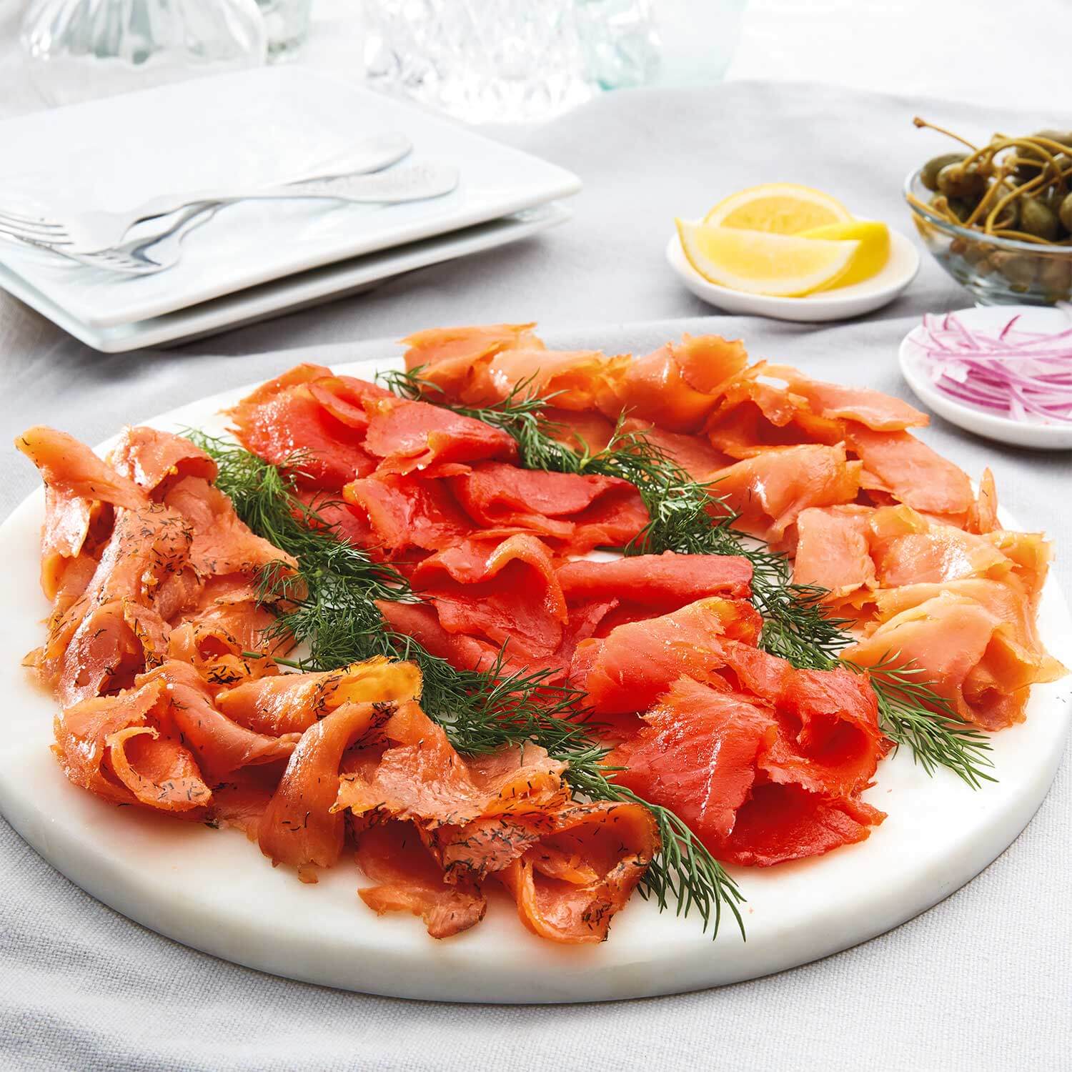 Smoked Salmon Lox Trio