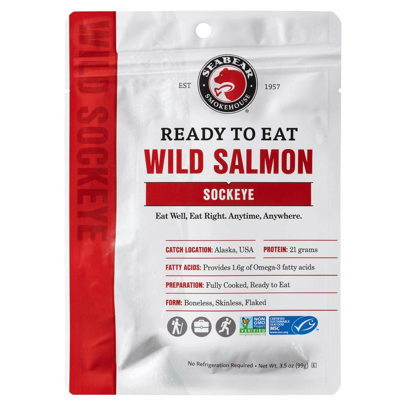 Wild Sockeye Salmon 7 Pack