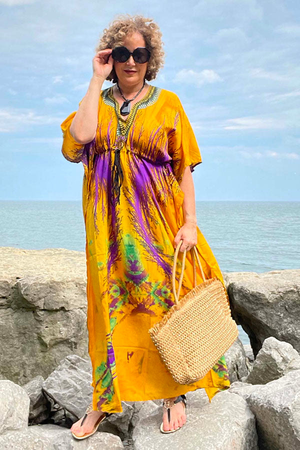 Kaftans & Cover-Ups | Women's Knee-Length Kaftans | Women's Cover Ups