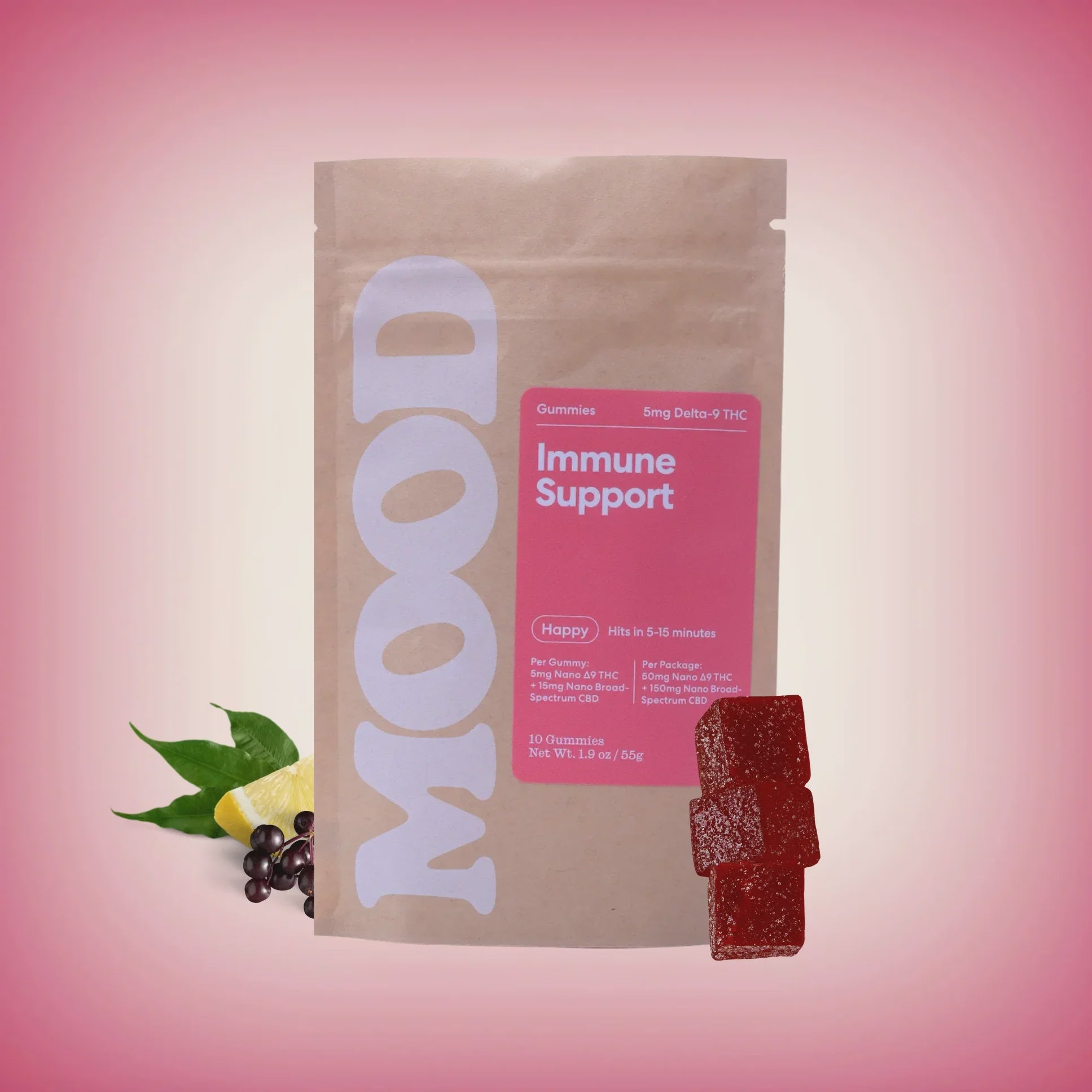 Mood - Support THC Gummies