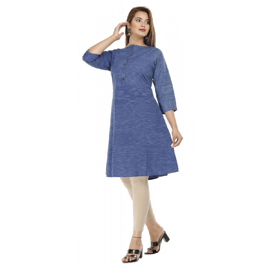 Dark Blue Color Kurti – Shramdaan