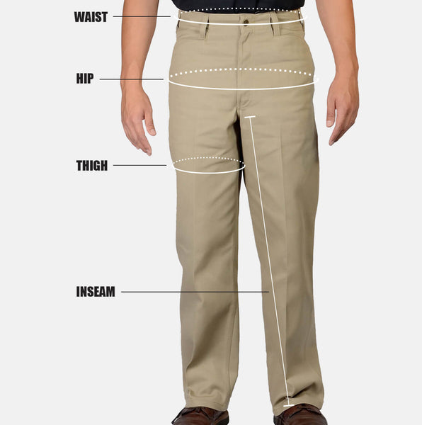 Original Ben's Trim Fit Pants - Khaki