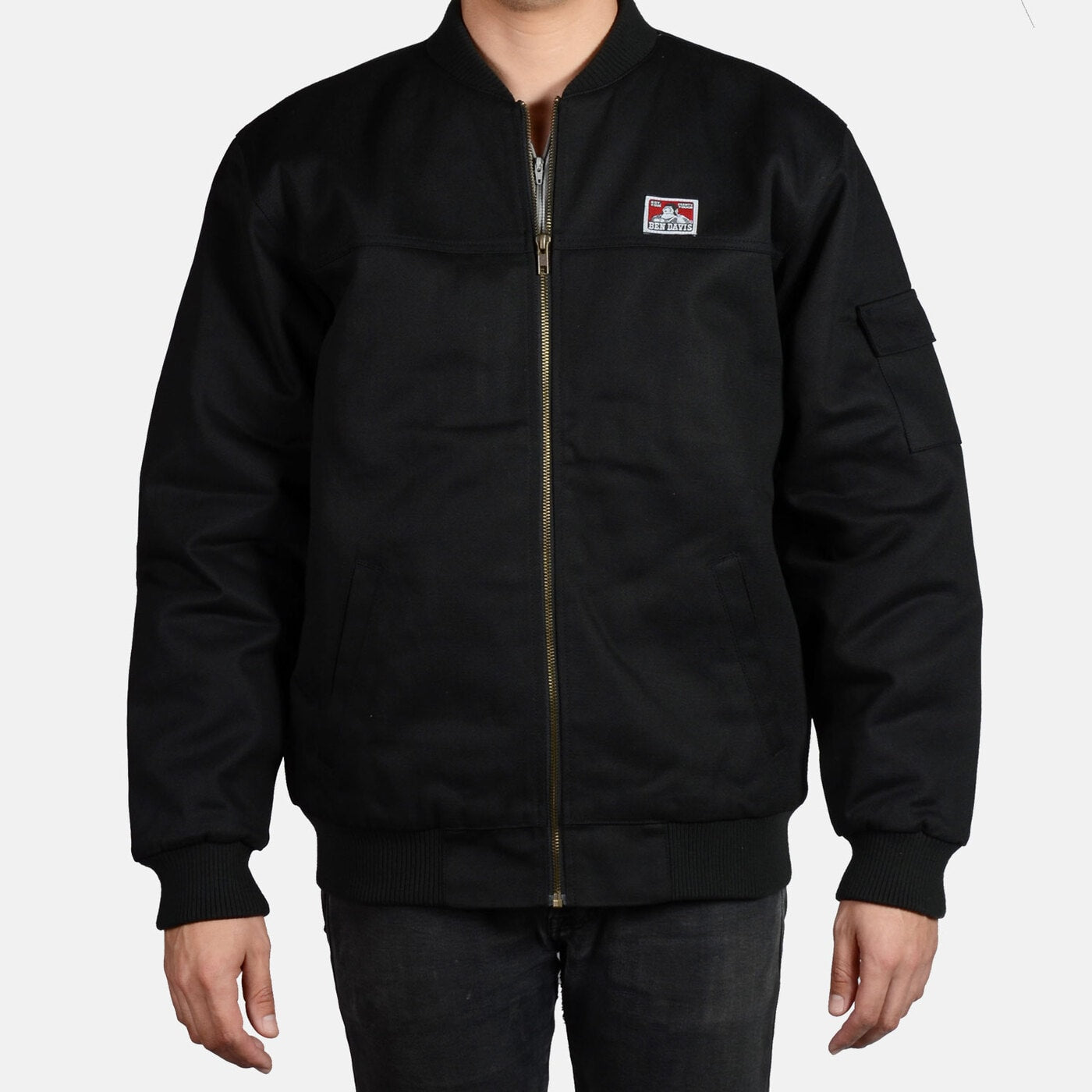 Full-Zip Hooded Jacket - Black