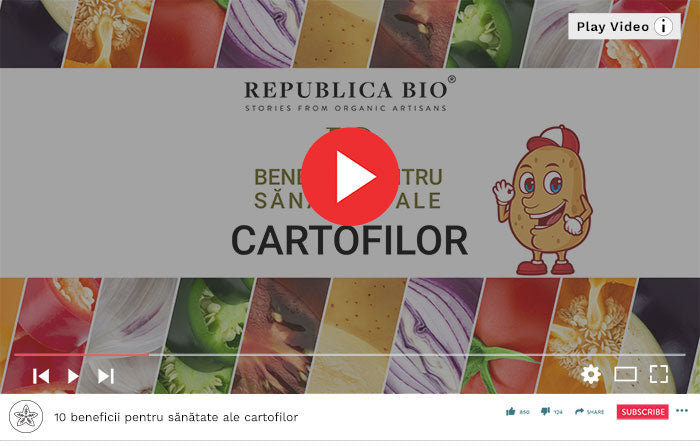 10 beneficii pentru sănătate ale cartofilor - Video Republica BIO