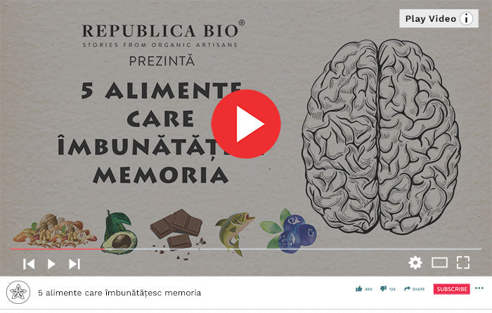 5 alimente care îmbunătățesc memoria - Video Republica BIO