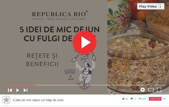 5 idei de mic dejun cu fulgi de ovăz- Video Republica BIO