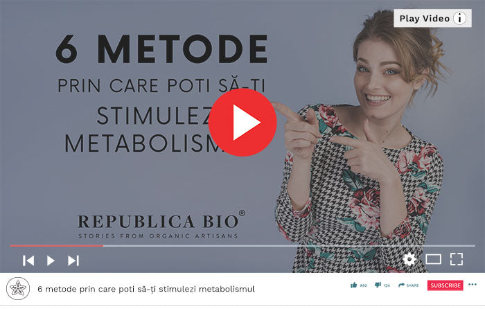 6 metode prin care poti să-ți stimulezi metabolismul - Video Republica BIO